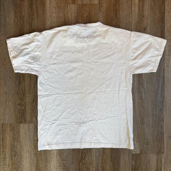 Vintage 90s Friends of the Zoo Flamingo T Shirt Medium - Picture 5 of 5